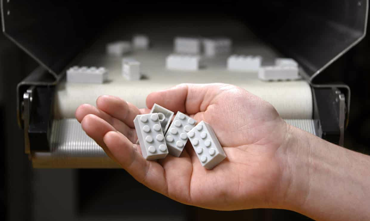 Lego develops first bricks made from recycled plastic bottles